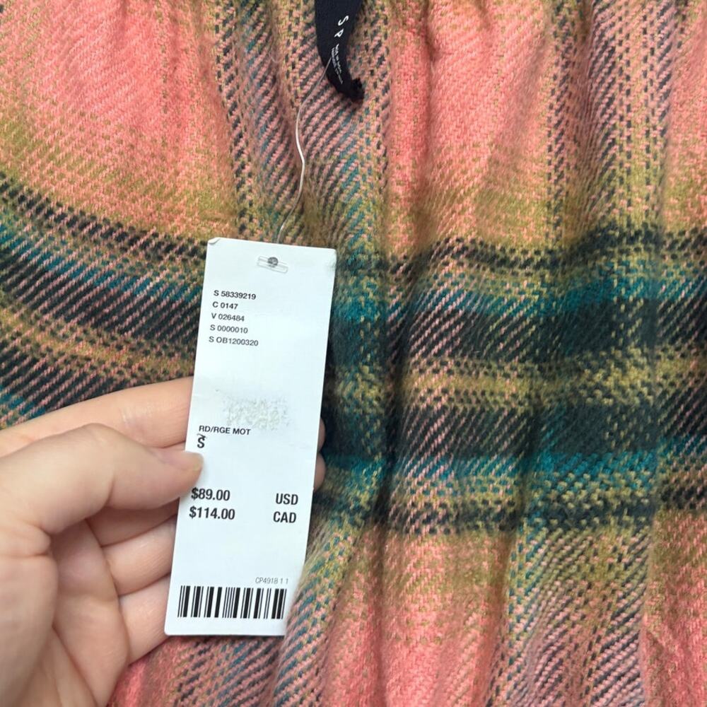 Urban Outfitters Out From Under Jumpsuit Romper Plaid Cozy Loungewear Overalls - Picture 3 of 6